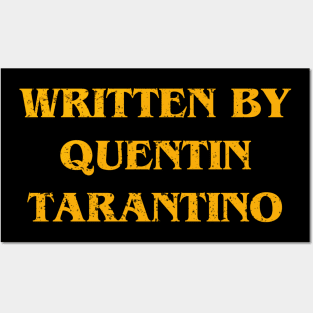 Written by quentin tarantino Posters and Art